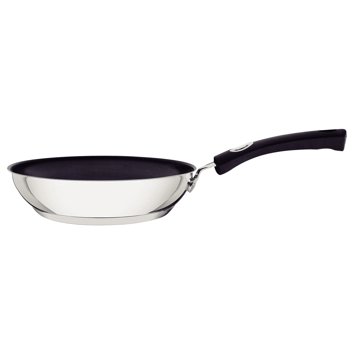 Solar Non-Stick Stainless Steel Shallow Frying Pan, 24cm, 2.1L