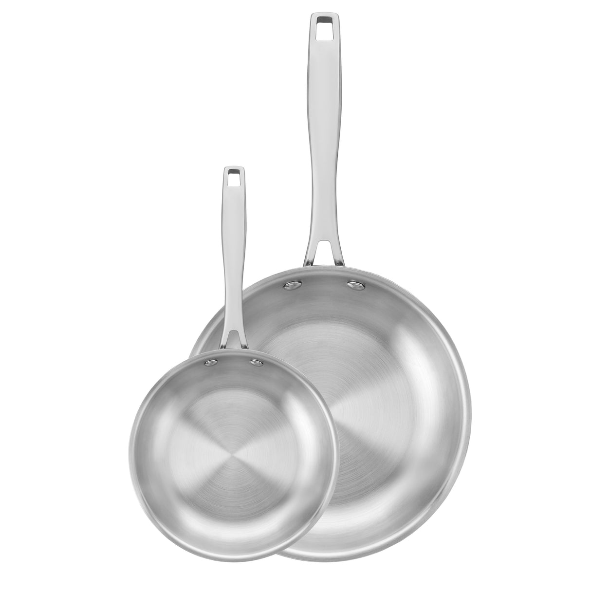 Grano Try-Ply Clad Stainless Steel 2-Piece Frying Pan Bundle, 20cm and 30cm