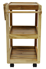 Churrasco Teak Wood Serving Trolley