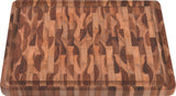 End Grain Barbecue Chopping Board, Teak Wood with Mineral Oil Finish, 46x35cm - FSC Certified