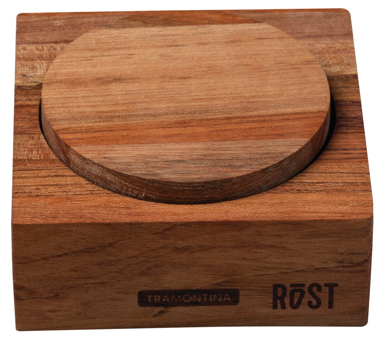 Rost Salt Cellar in Jatobá Wood with Oil Finish 12,5x12,5 cm - FSC Certified