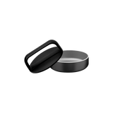 Churrasco Black Burger Hamburger Press in Black Polyprolylene with Aluminum Base
