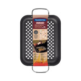 Churrasco Rectangular Anodized Aluminum Grill, 28cm