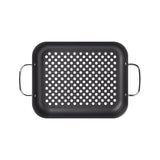 Churrasco Rectangular Anodized Aluminum Grill, 28cm