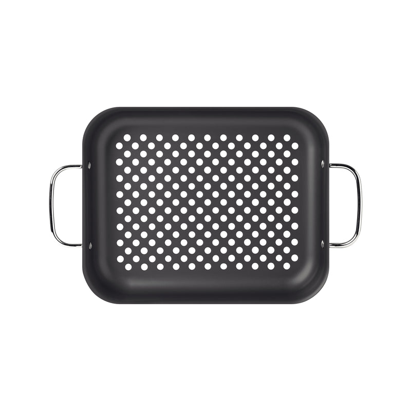 Load image into Gallery viewer, Tramontina Churrasco Rectangular Anodized-Aluminum Grill, 28 cm
