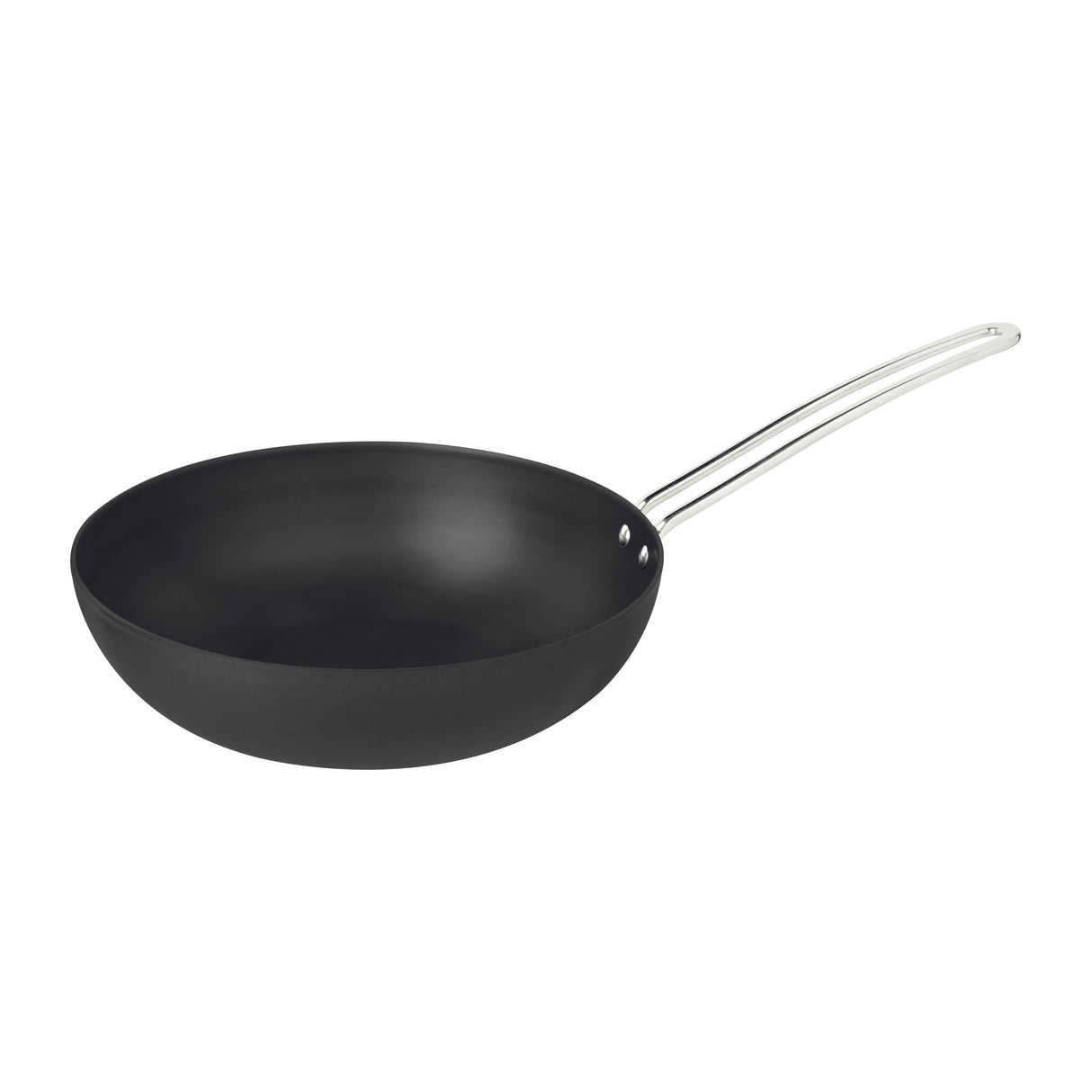 Churrasco Anodized Aluminum Wok With Stainless Steel Handle, 24cm, 2.2L