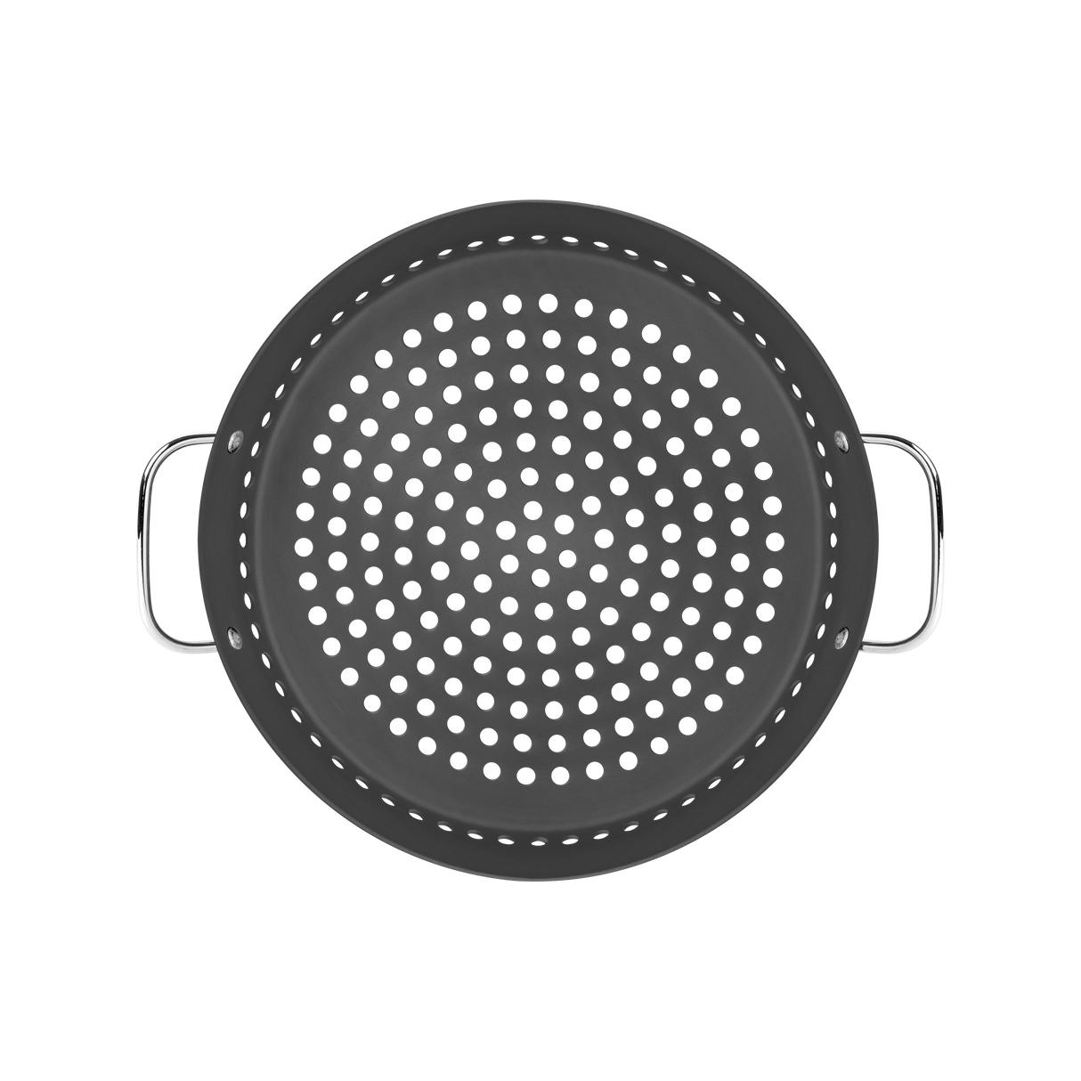 Churrasco Aluminum Grill with Graphite Anodized Finish, 30 cm