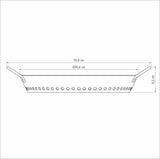 Churrasco Aluminum Grill with Graphite Anodized Finish, 30 cm