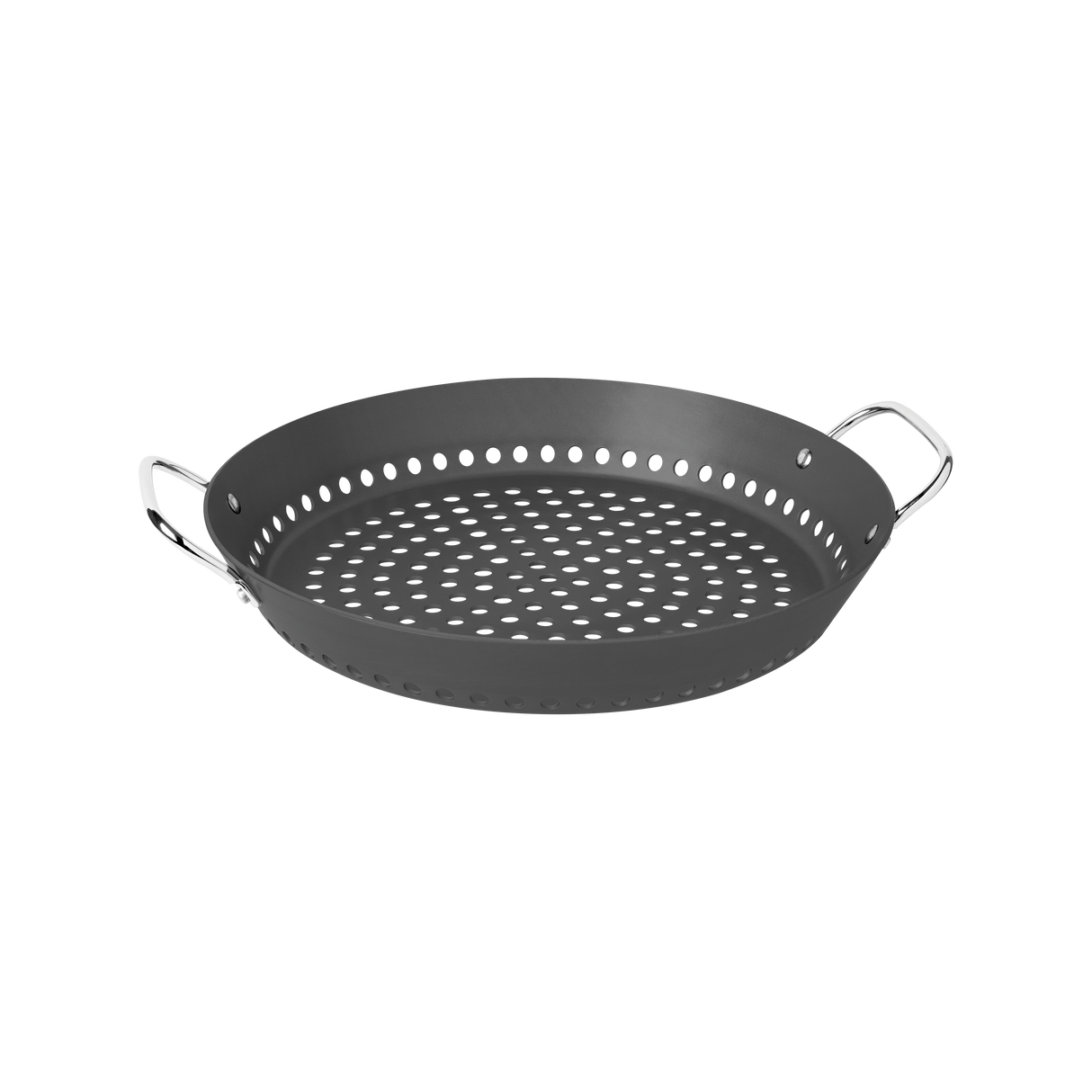 Churrasco Aluminum Grill with Graphite Anodized Finish, 30 cm