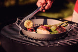 Churrasco Aluminum Grill with Graphite Anodized Finish, 30 cm