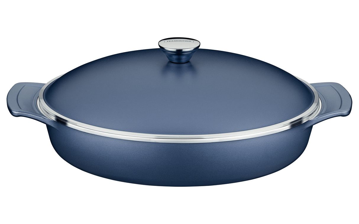 Lyon Blue Frying Pan, 32cm, 4.3L
