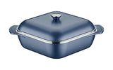 Lyon Blue Square Pot, 28cm, 5.5L