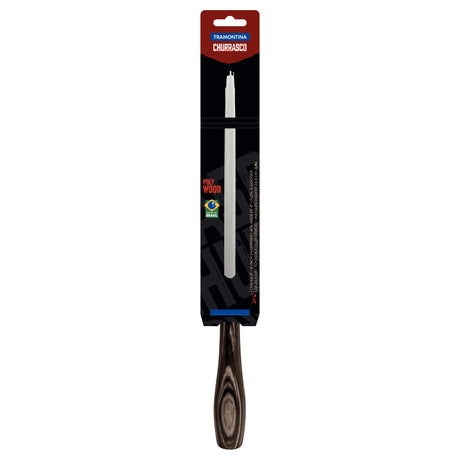 Churrasco Polywood Honing Steel With Brown Handle, 8"