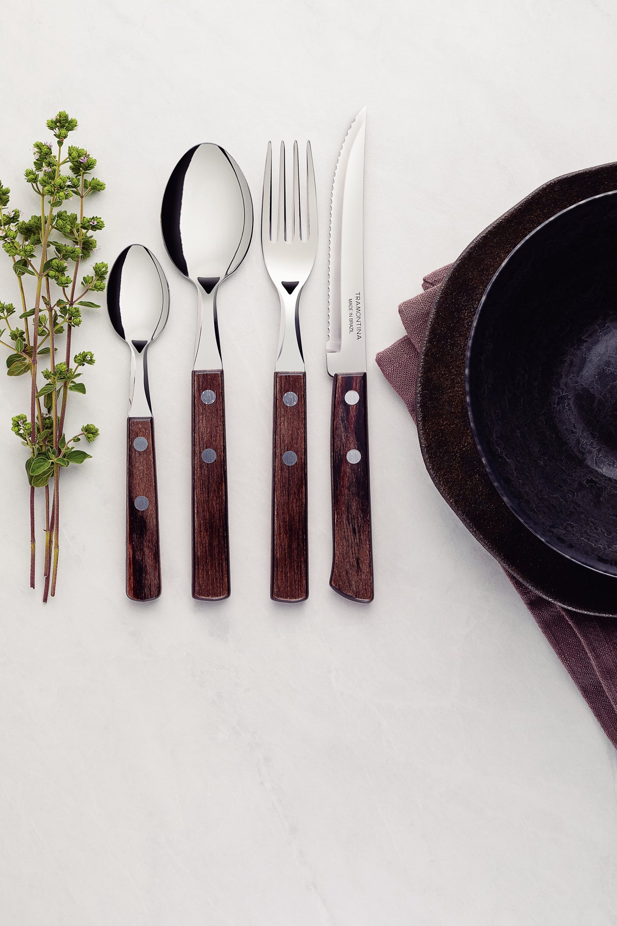 24-Piece Polywood Cutlery Set