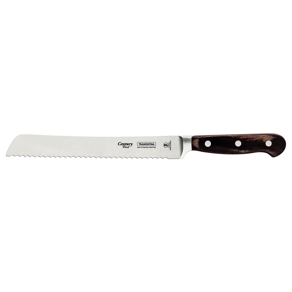 Century Wood Forged Bread Knife, 8"