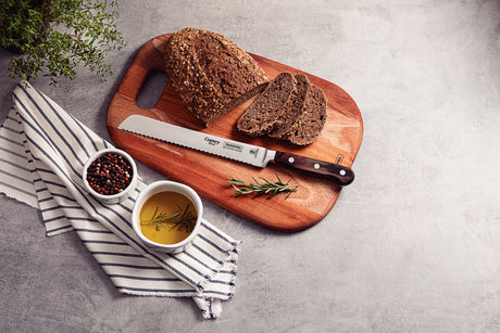 Century Wood Forged Bread Knife, 8"