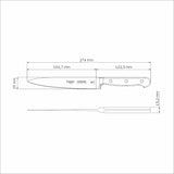 Century Wood Forged Utility Knife, 6"