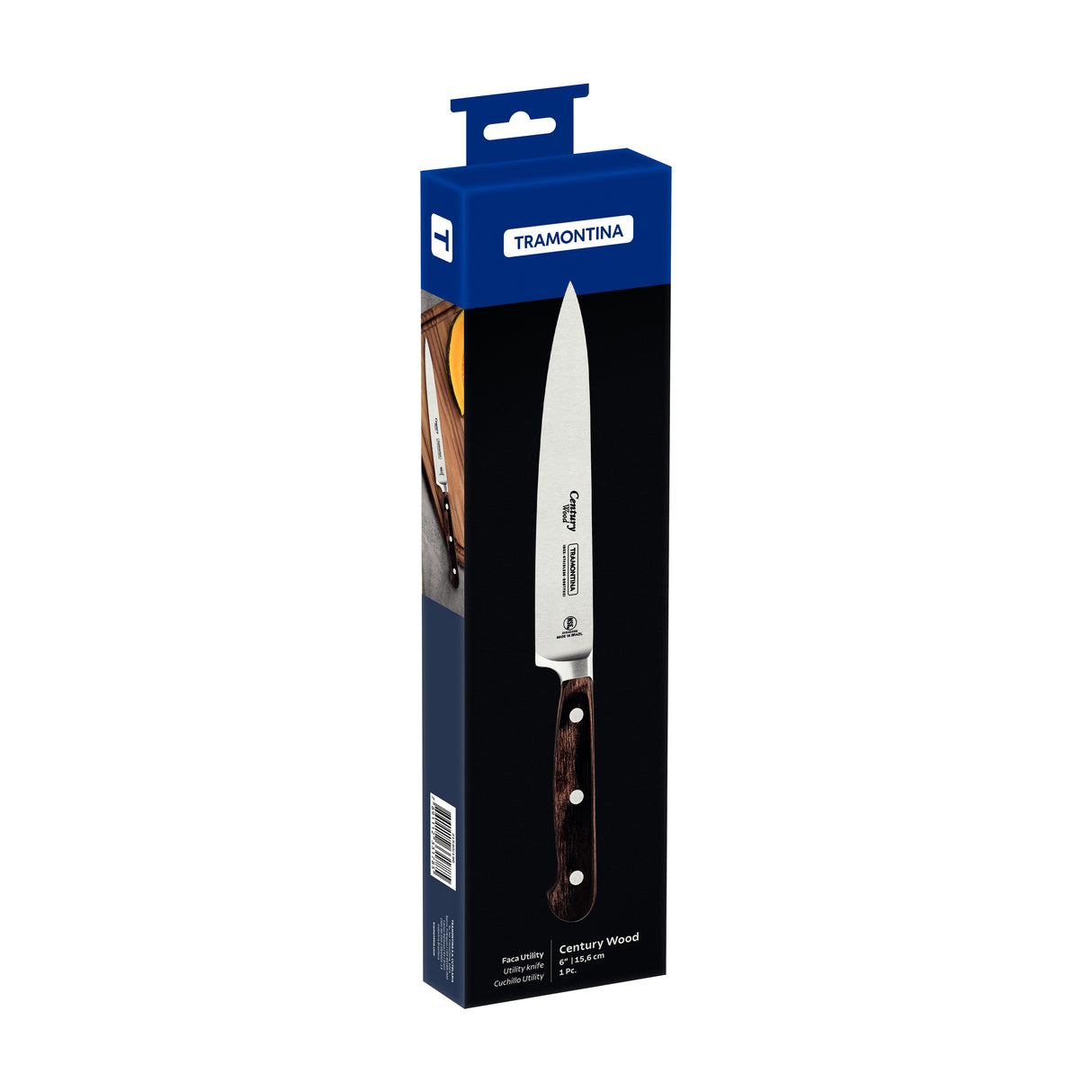 Century Wood Forged Utility Knife, 6"