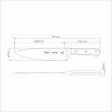 Century Wood Forged Chef's Knife, 8"
