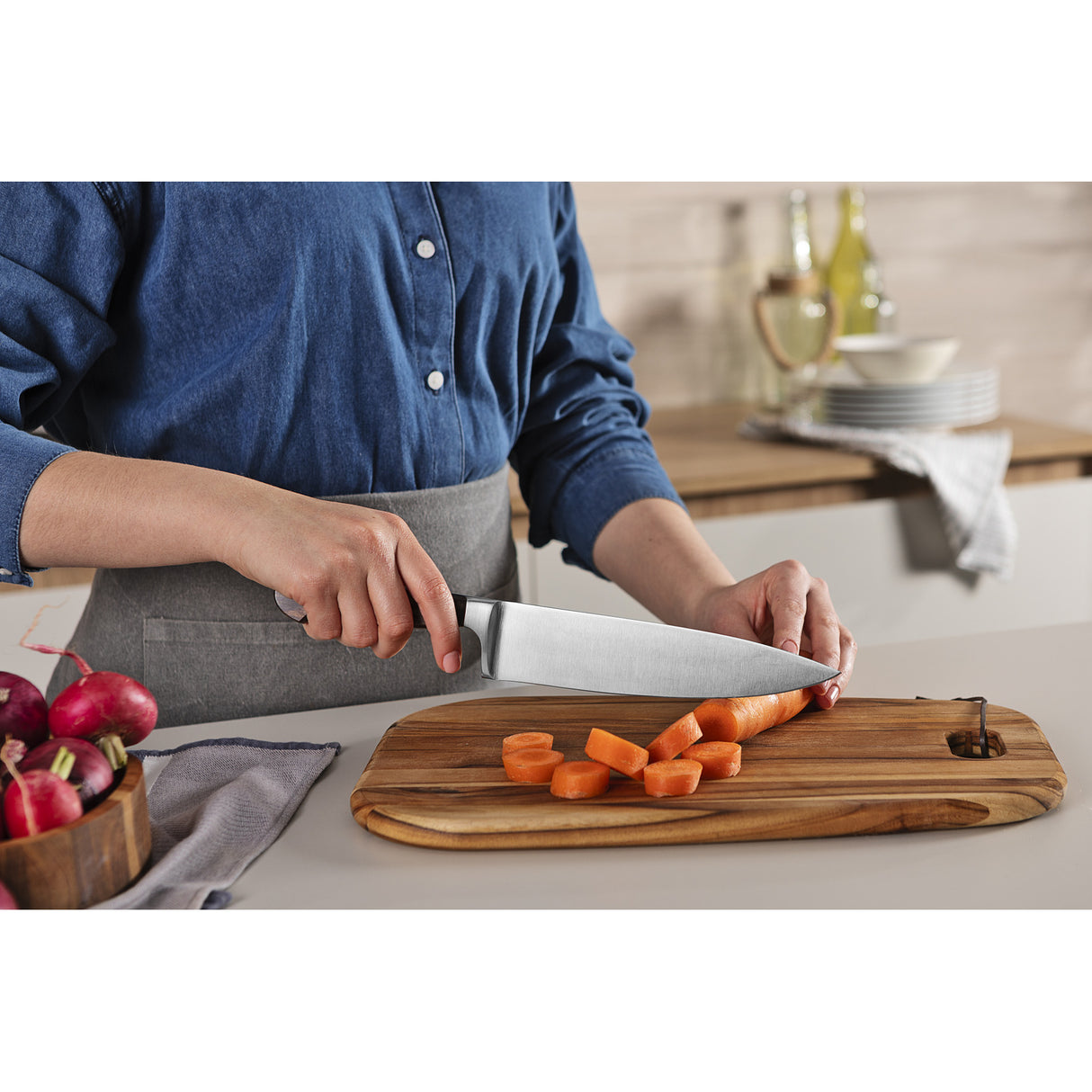 Century Wood Forged Chef's Knife, 8"