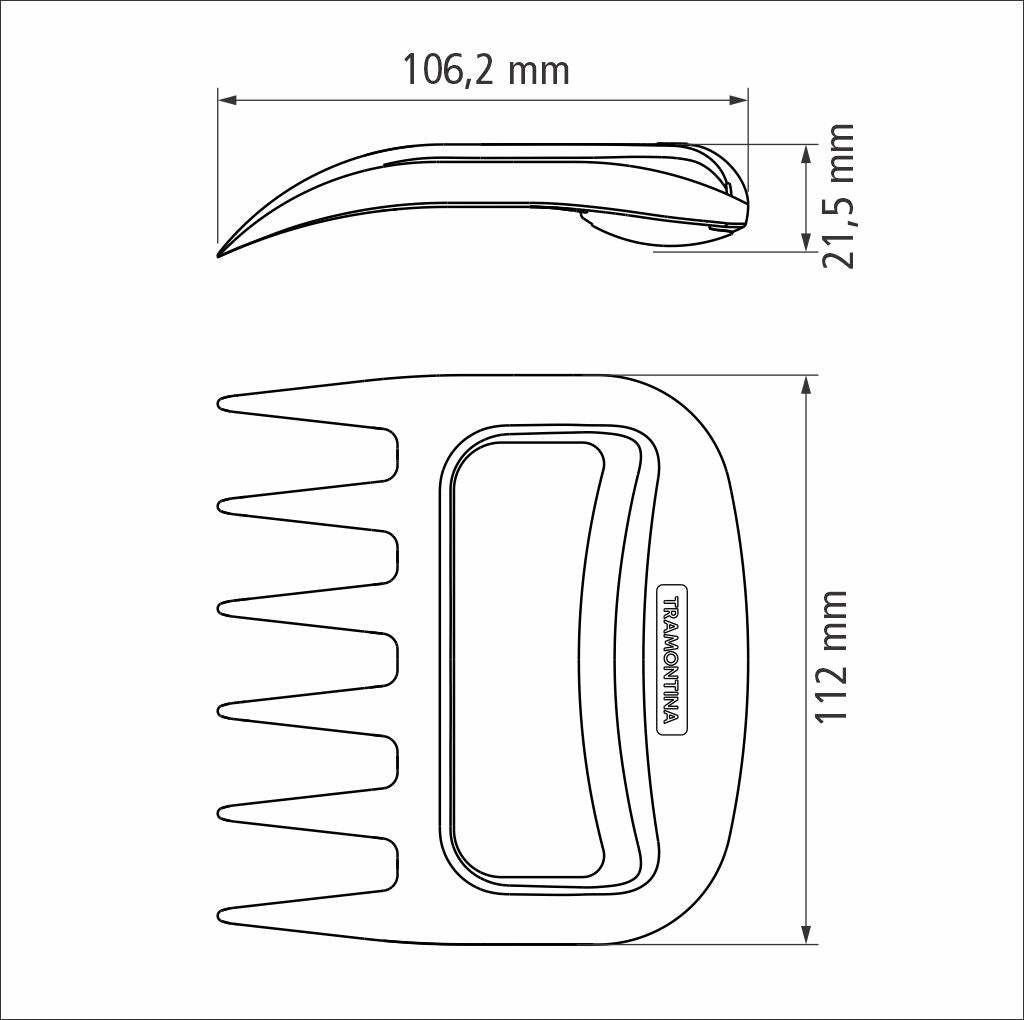 Churrasco Black ABS Barbecue Claw Set, 2pc