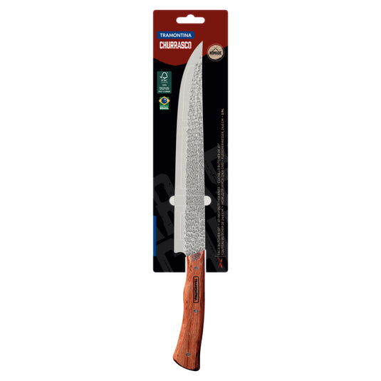 Tramontina Nômade 10" Butcher Knife with Stainless-Steel Blade and Wood Handle