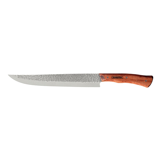 Tramontina Nômade 10" Butcher Knife with Stainless-Steel Blade and Wood Handle