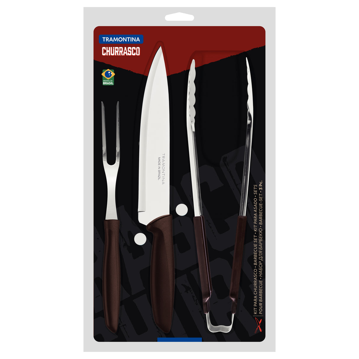 Plenus 3-Piece Barbecue Set