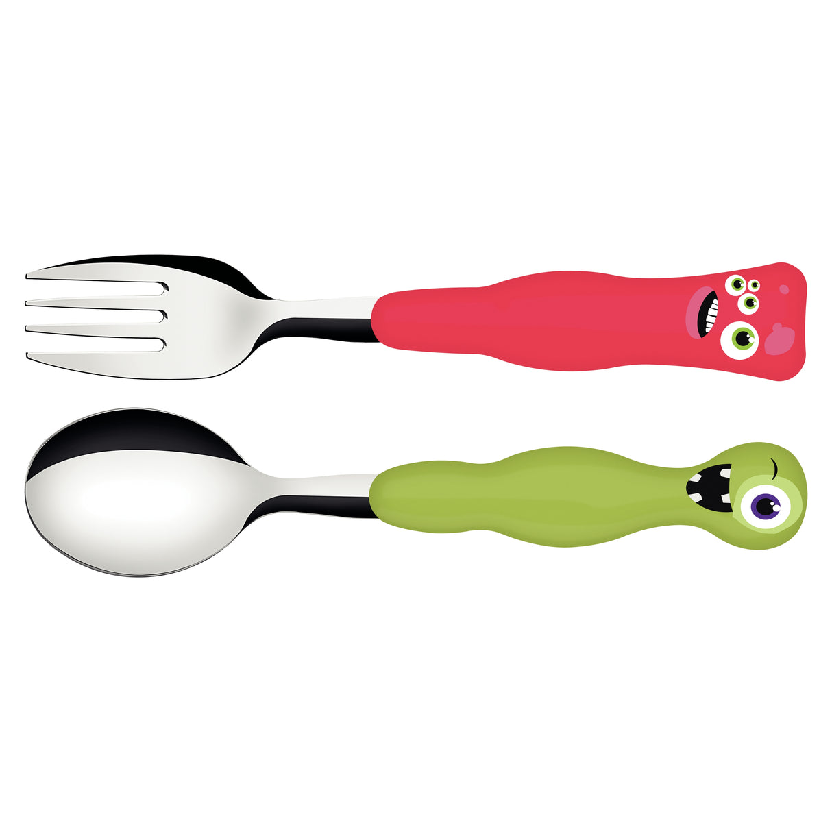 Lirous 2-Piece Colorful Children's Flatware Set