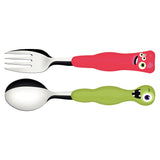 Lirous 2-Piece Colorful Children's Flatware Set