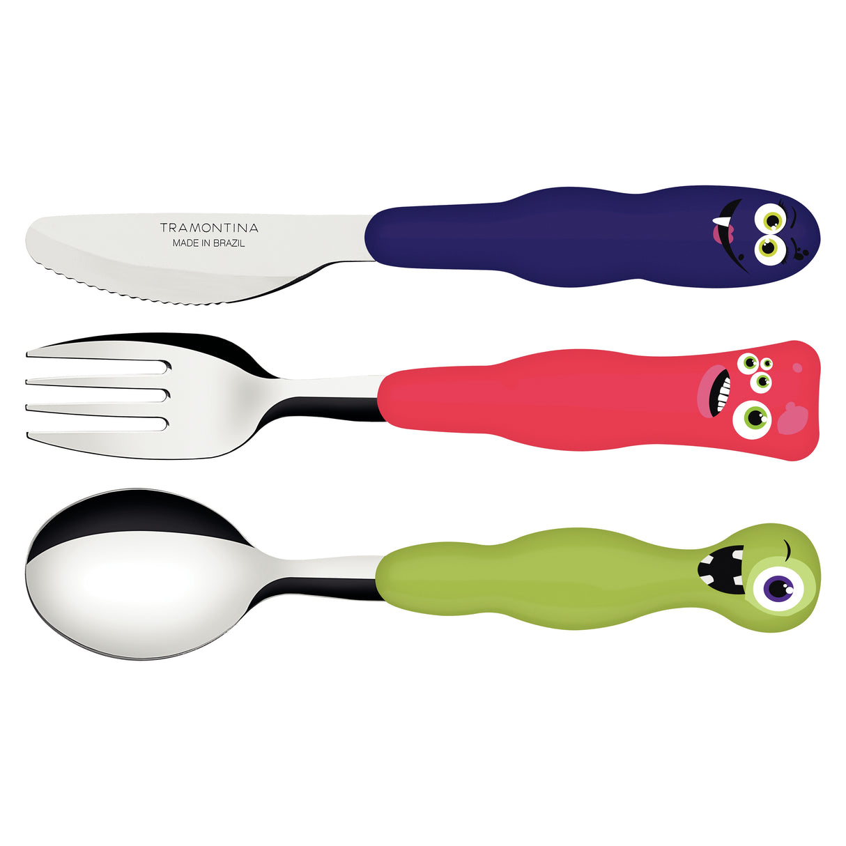 Lirous 3-Piece Colorful Children's Flatware Set