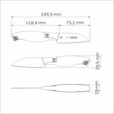 Sublime Vegetable and Fruit Knife, 3"