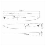 Sublime Chef's Knife, 8"