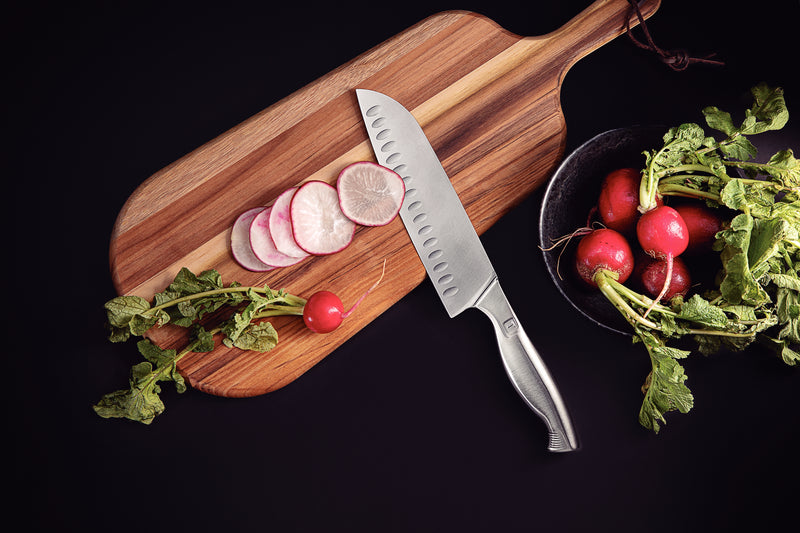 Load image into Gallery viewer, Tramontina Sublime Stainless-Steel Santoku Knife 7.5&quot;
