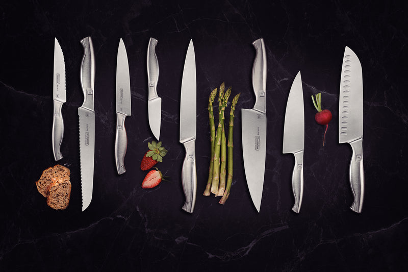 Load image into Gallery viewer, Tramontina Sublime Stainless-Steel Santoku Knife 7.5&quot;
