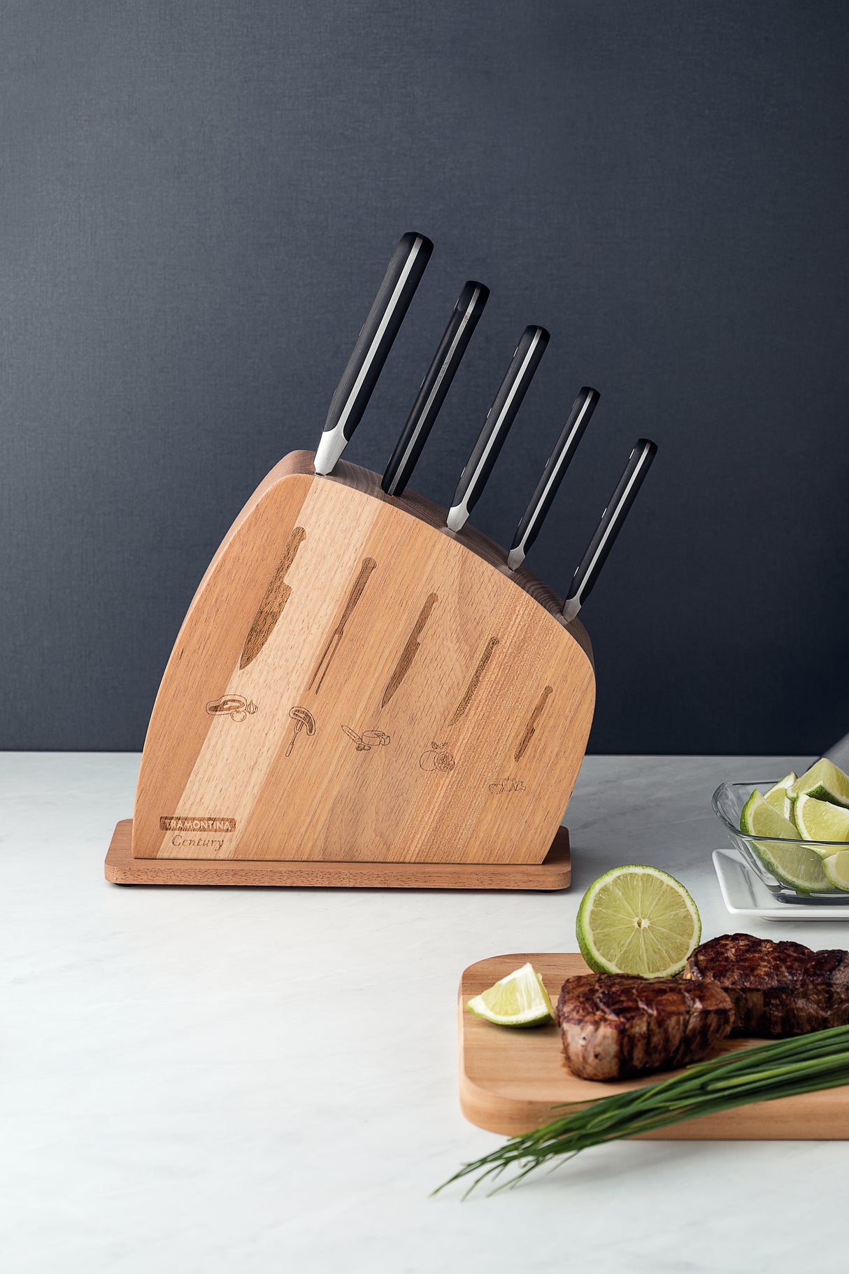 6-Piece Century Forged Knife Block