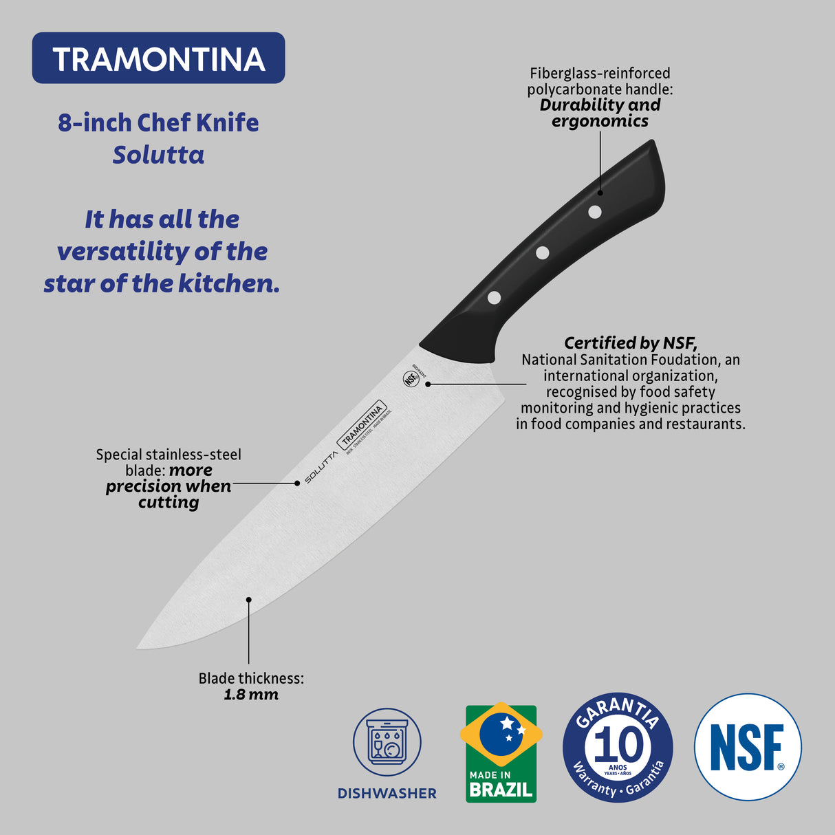 Solutta 8" Chef Knife