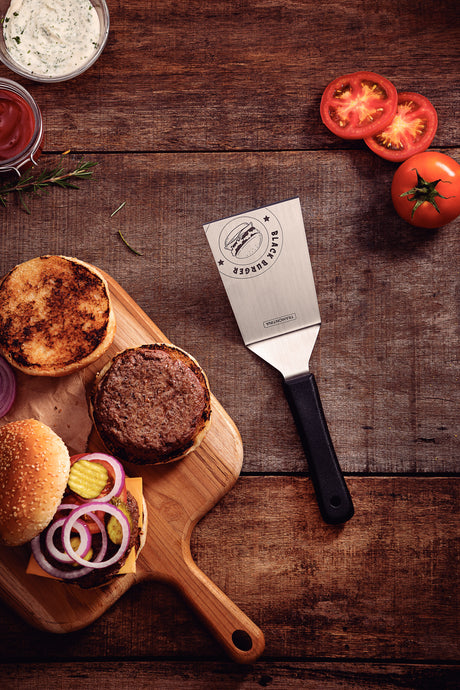Churrasco Black Burger Spatula, 6"