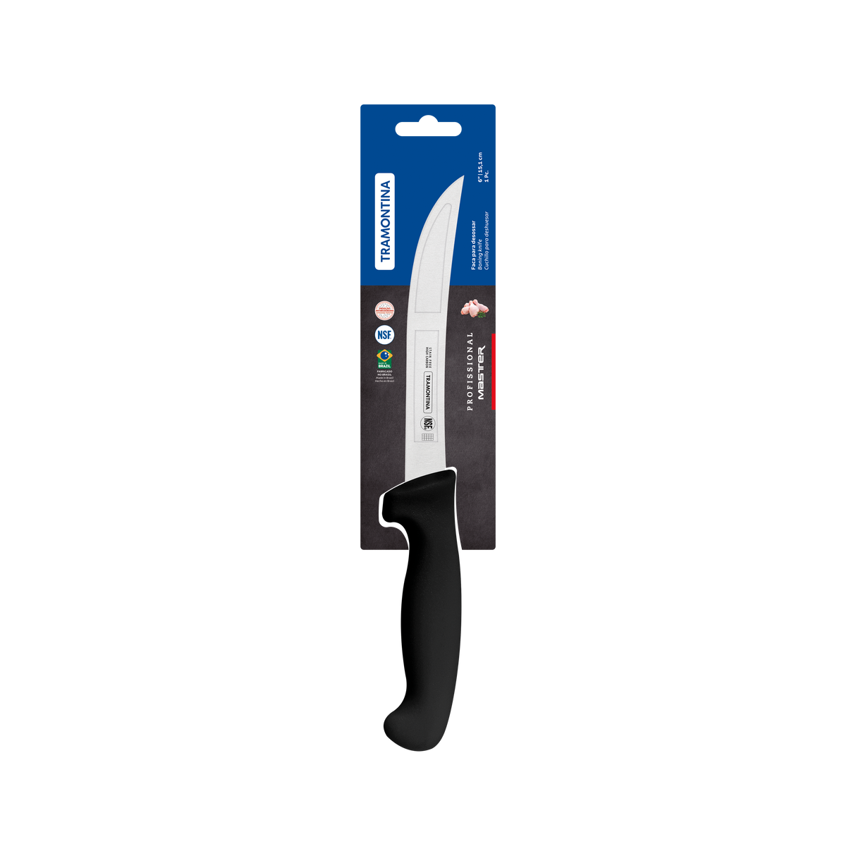 Professional Master Black Boning Knife, 6"