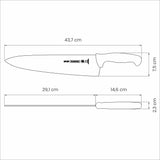 Professional Master Black Cooks Knife, 12"