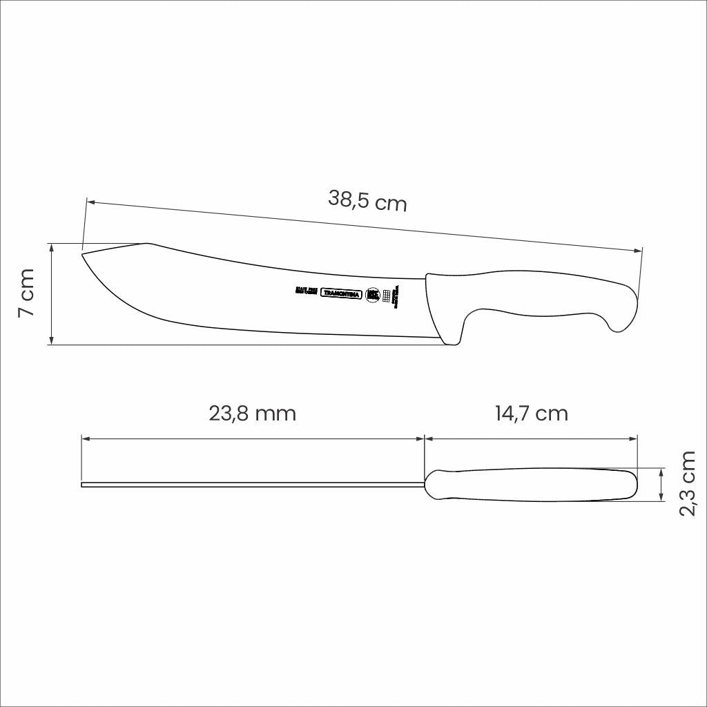 Professional Master Black Meat Knife, 10"