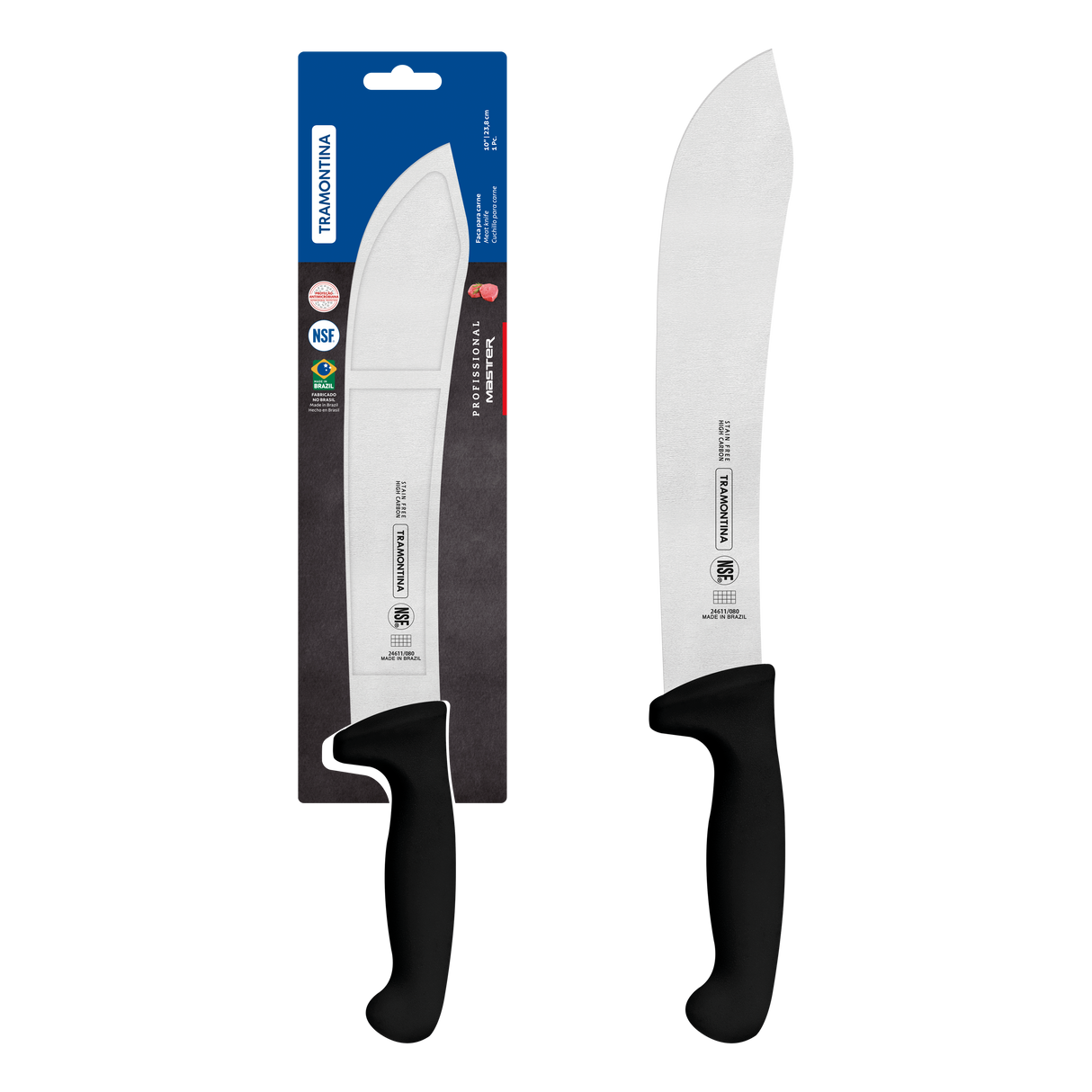 Professional Master Black Meat Knife, 10"