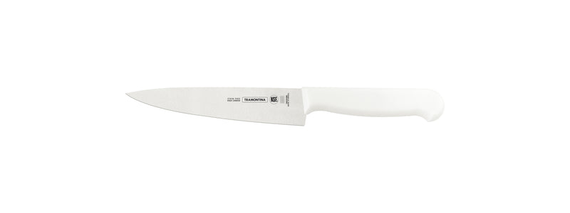 Load image into Gallery viewer, Tramontina Professional Meat Knife with Stainless-Steel Blade and White Polypropylene Handle with Antimicrobial Protection 6&quot;
