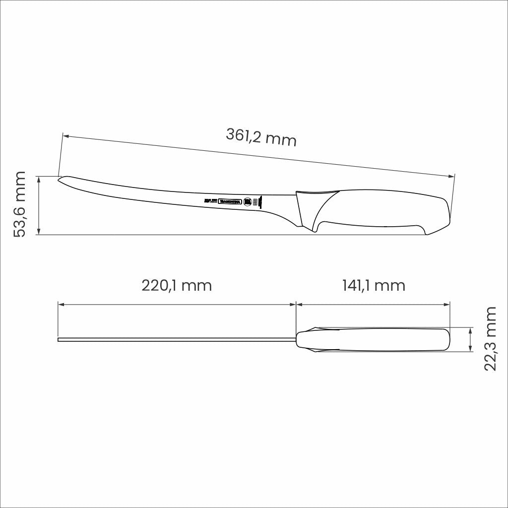 Professional Fillet Knife, 8"