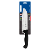 Professional Master Black Santoku Knife, 7"