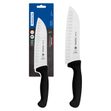 Professional Master Black Santoku Knife, 7"