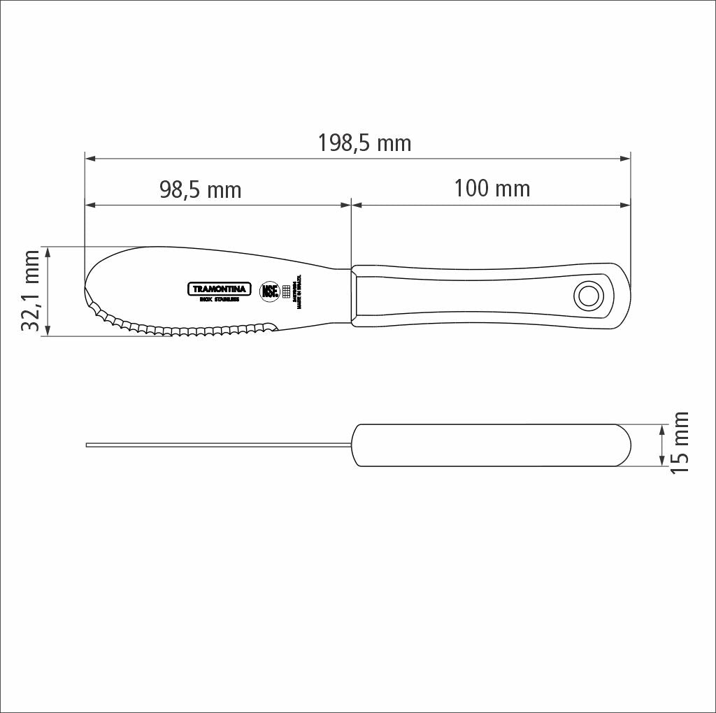 Professional Spatula, 3.2x9.8cm