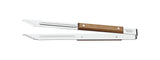 Churrasco Tongs With Stainless Steel Blade and Wooden Handle, 37cm