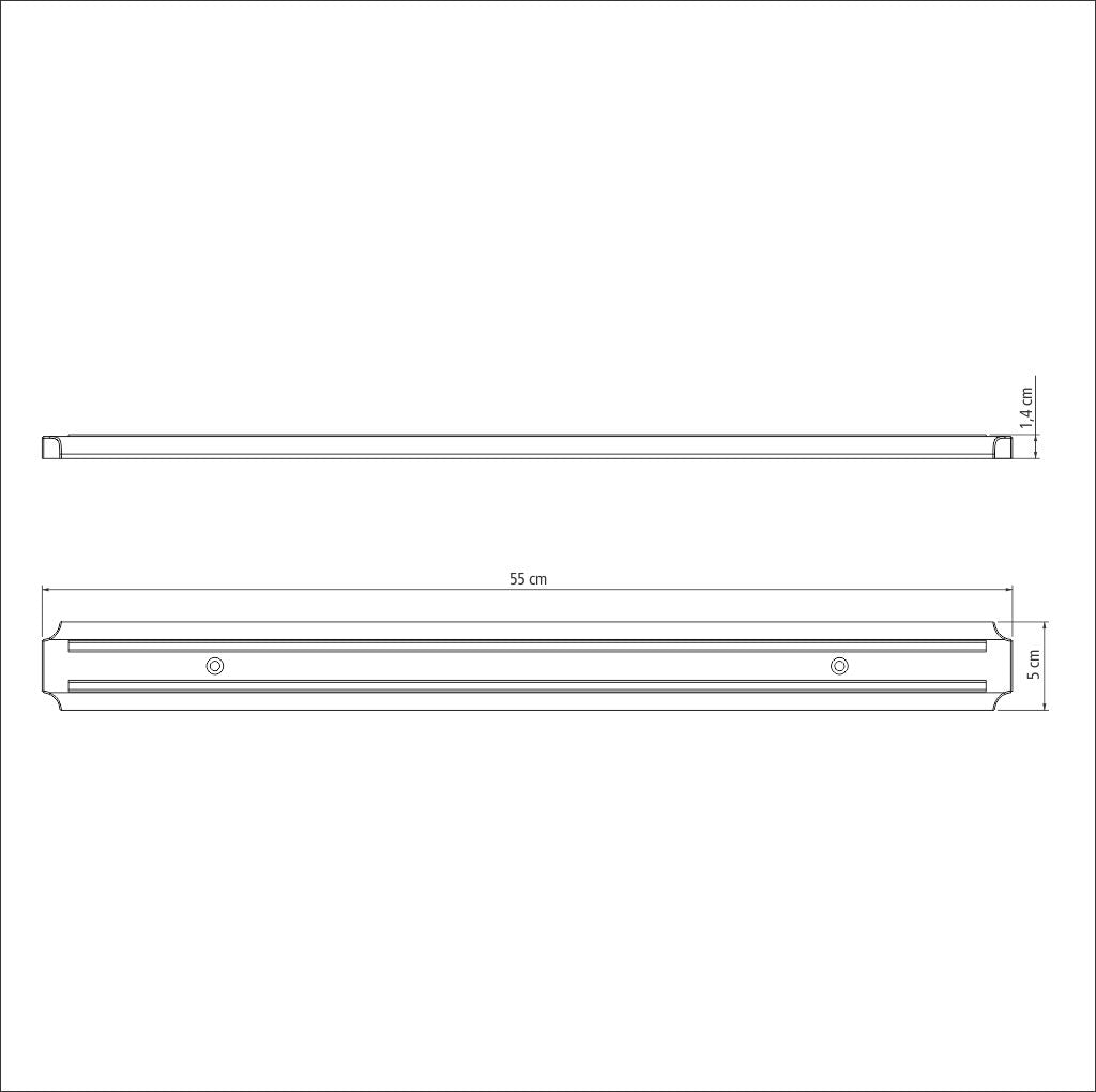 Plenus Magnetic Knife Rack, 55 cm