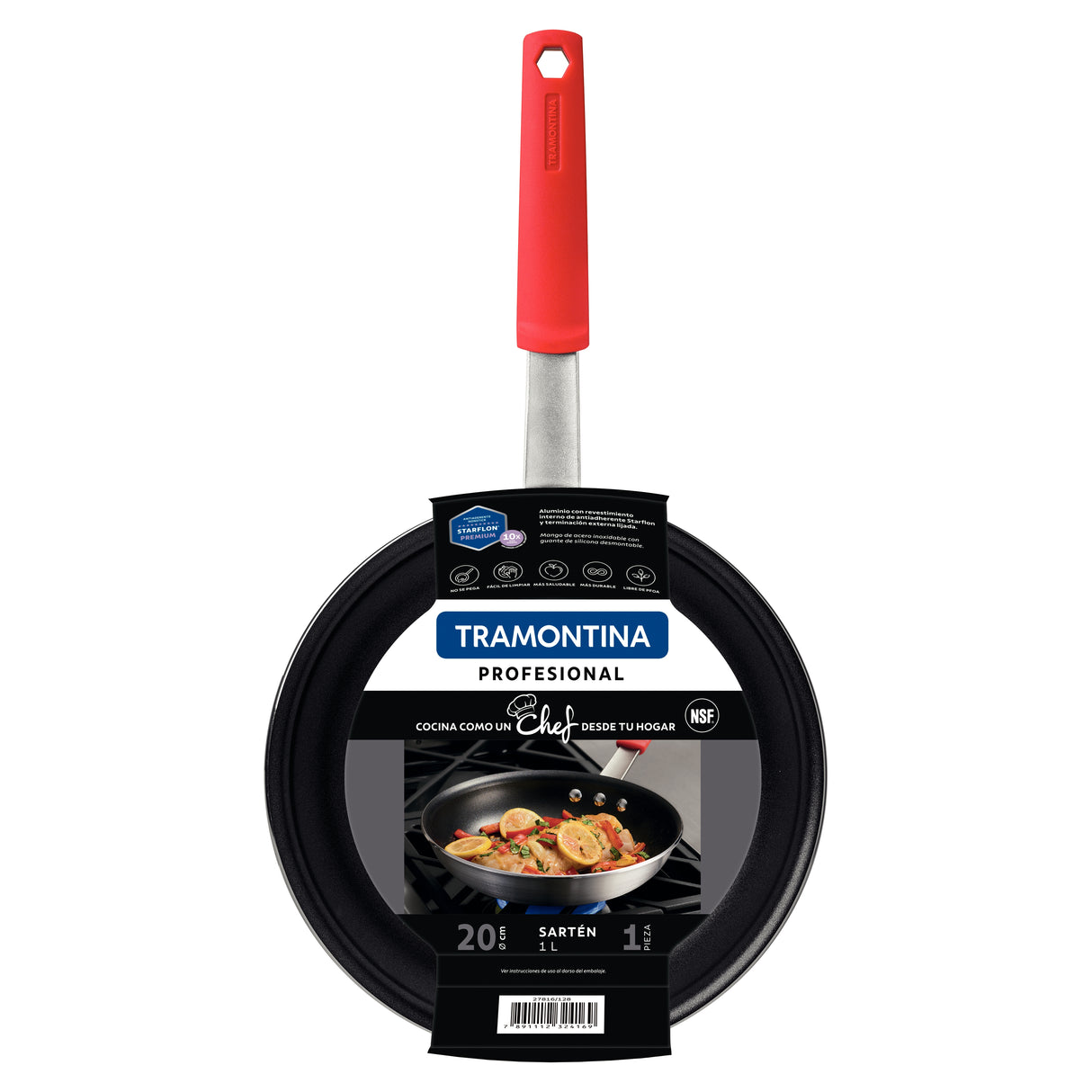 Professional Non-Stick Aluminium Frying Pan, 20cm, 1L